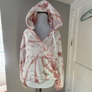 Pink Tie-Dye Hoodie